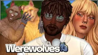 Creating FIERCE WEREWOLVES in The Sims 4 🌙✨ | Spooky Season CAS Challenge