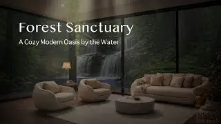 🌲 Forest Sanctuary | A Cozy Modern Oasis by the Water or Deep Sleep, Meditation & Stress Relief