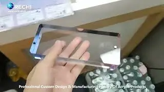 RECHI |Custom Counter Acrylic Display Factory| Clear Acrylic Block With Magnet