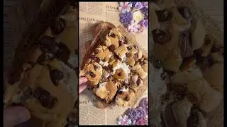 When craving S&rsquo;mores and cookie🍪✨ #baking #bakery #recipe #cookies #smores #cookie #food #aesthetic