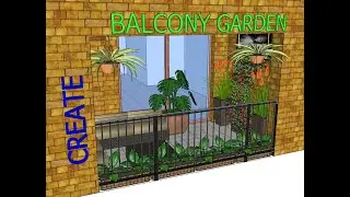 3D Balcony Garden Design