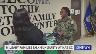 Military families talk gun safety at NAS-CC