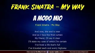 Frank Sinatra - My way - Traduzione italiano + testo inglese