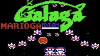 GALAGA: MARIOGA Edition (Version 1.0) (ギャラガ HACK) - NES LONGPLAY (COMPLETE WALKTHROUGH)