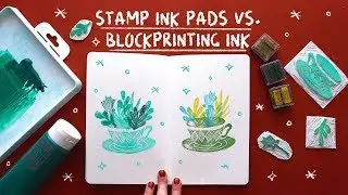 STAMP PADS VERSUS BLOCK PRINTING INK | WHICH ONE IS BETTER?