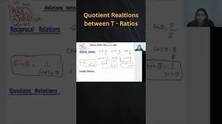 T- Ratios | RELATIONS | Quotient Relations | CBSE | Class 10| Exam Important Topic