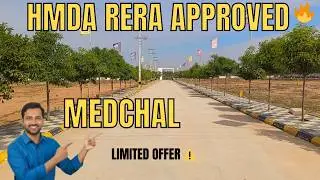 🔥 HMDA & RERA Approved Open Plots @ Ravalkole | Medchal&ndash;Kompally Hyderabad | Best Investment 💰