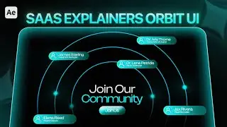 Create Modern SaaS Explainers Orbit UI Animation in After Effects | SaaS Promo Animation
