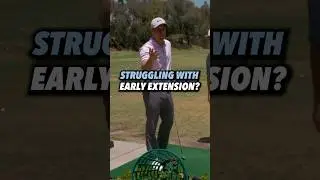 Fix your early extension by fixing your setup! #golf #georgegankas