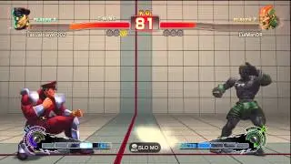 Happy Medicine (M.Bison) vs. LuiManDR (Dhalsim) SSF4:AE 2012 XBL Match