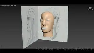 Flame: 3DS MAX Practice Polygon Head Model Video #56 (12-31-2025)