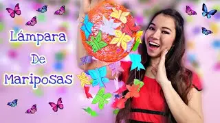 COMO HACER LAMPARA DE MARIPOSAS