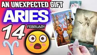 Aries ♈AN UNEXPECTED GIFT 😍 horoscope for today FEBRUARY 14 2026 ♈ #aries tarot FEBRUARY