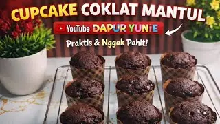 CUPCAKE COKLAT MANTUL❗️LEMBUT, PRAKTIS & ANTI GAGAL