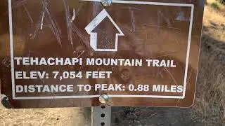 Hiking trail at Tehachapi mountain park CA part 4
