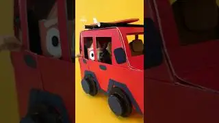 Bluey and Bingo DIY shoebox Car 🚗 | Bluey | ABC Kids