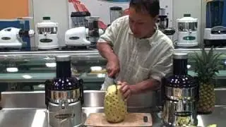 Omega Big Mouth Juicer BMJ330 and BMJ390 - Make Fresh Pineapple Juice