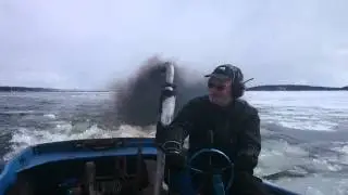 Isbrytning p&aring; malgomaj