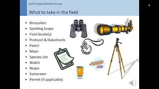 Pacific Flyway Shorebird Survey Training Video: Protocols and Datasheets