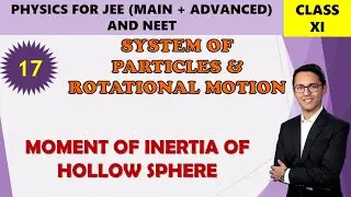 17 Moment of Inertia of Hollow Sphere