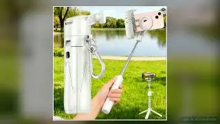 Magsafe tripod stand for iPhone portable pocket sized selfie stick with rechargeable remote