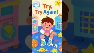 Try, Try Again | Fun Kids Song About Never Giving Up #kidssongs  #educationalsongs