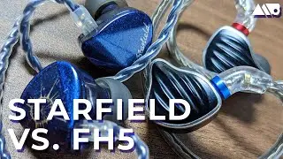 Могут ли наушники за 100 долларов конкурировать с IEMS за 250 долларов? Обзор Moondrop Starfield против Fiio FH5