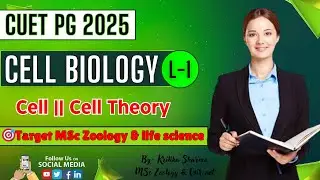 ✍️L-1 Cell biology History, Cell theory | MSc Zoology Foundation Course 2025 Entrance Exam