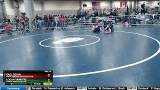 Middle School 92 Kael Dixon North Montana Wrestling Club Vs Logan VanDyke Conrad Wrestling Club