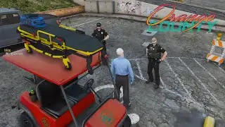 Скорая помощь на гольф-каре! | Гражданский OCRP | GTA 5 RP