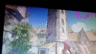 TEST FPS Overwatch RAM 1333Mhz vs 2133Mhz GTX1070 and HD7870