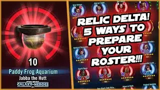 Выполните эти 5 шагов, чтобы подготовить свой состав для Relic Delta в Star Wars Galaxy of Heroes!