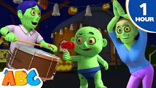 Funny Zombie Halloween Adventure 🎃🧟 | Halloween Songs for Kids | ABC Learning Club