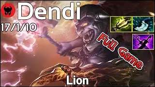 Dendi [DTS] plays Lion!!! Dota 2 Full Game 7.20
