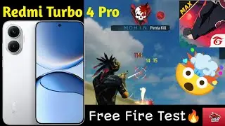 Redmi Turbo 4 Pro Free Fire Test🔥Full Max Graphic💥