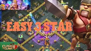 EASILY 3 STAR SHADOW CHALLENGE | CLASH OF CLANS | EASIEST METHOD