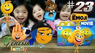 The Emoji Movie Gene (HM3-2) MCDONALD'S HAPPY MEAL TOYS REVIEW HI-5 JAILBREAK #23 Genesis Family +