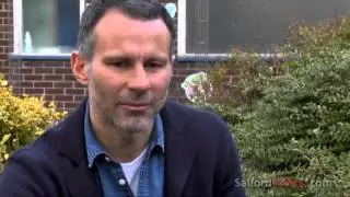 Ryan Giggs drops in to St Mark's Worsley