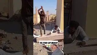 the other guy is unlucky #funny #noonewashurt