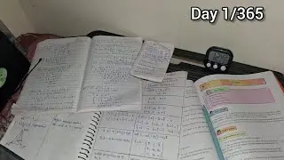 Day 1/365 Of Hustle 365 MHTCET 2027 ASPIRANT Study Update,Daily Grind!
