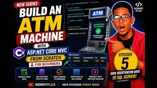 How to Save Data to SQL Server in ASP.NET Core MVC | ATM Machine Project | Episode 5 #csharp #dotnet