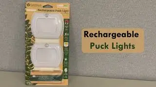 Rechargeable USB Motion-Activated Magnetic Puck Light Features (RE1252-WHG-04LF3)