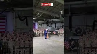 President #donaldtrump  Arrives at Selfridge Air National Guard Base || Bussa tv
