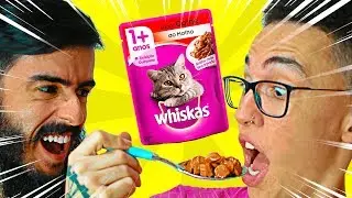 PROVAMOS COMIDA DE GATO! (É RUIM?)