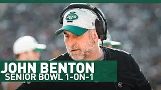 Senior Bowl 2-Minute Drill with Coach Benton | The New York Jets | NFL