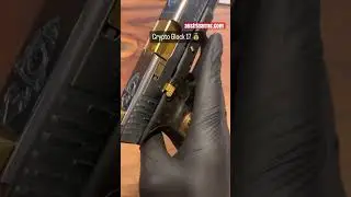 Custom Crypto Glock 17 💰 #guns #bitcoin #crypto