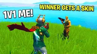 Gifting a default a skin if he beats me in a 1v1