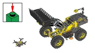 LEGO Technic 42081, VOLVO колёсный погрузчик ZEUX - инструкции по сборке