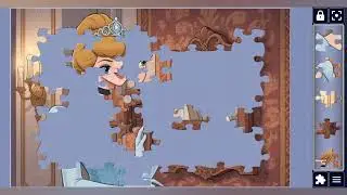 Cinderella's Reflection: From Servant to princess👑👗🔮🖼️💫//jigsaw Challenge Hub,🧩//Fun with puzzles🧩//