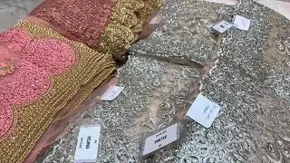 ऐसी साड़ी अपने पहलें कभी नहि देखीं होगी।Silver Plaited  Net Saree Collection Chandni Chowk Delhi